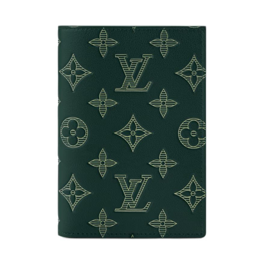 Мужской кошелек Louis Vuitton Monogram Shadow (зеленый)