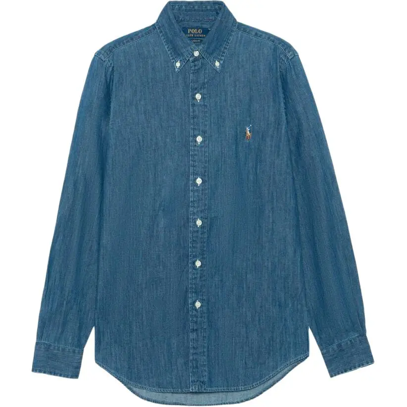 Polo Ralph Lauren SS23 Shirt Custom Men's Marine Blue