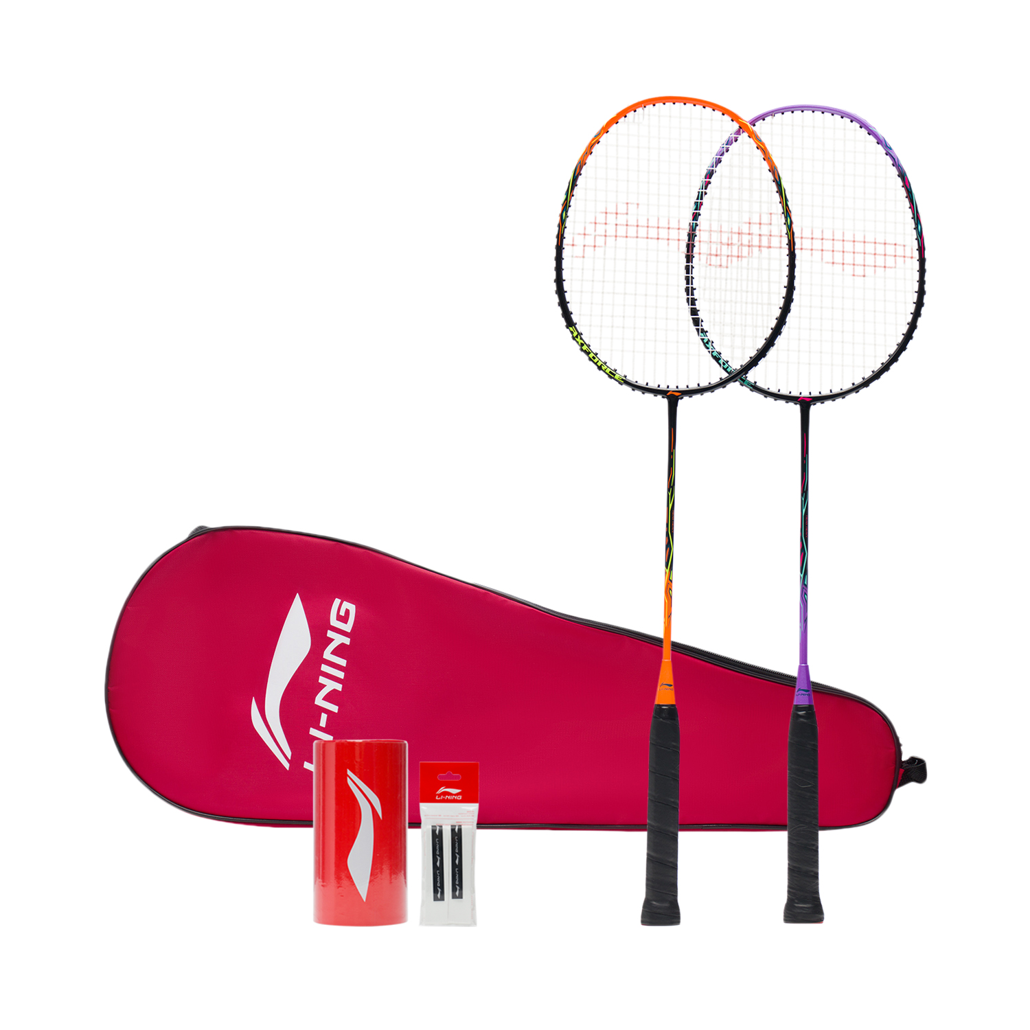 Li Ning Thunder 9 AXFORCE9 Carbon Aluminum Badminton Rackets Offensive Type Heavy Head, Stiff Shaft Entry level