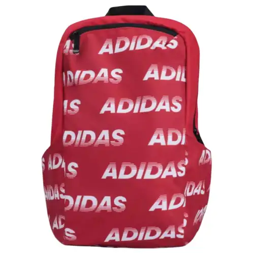 Adidas Polyester Backpack Unisex Red