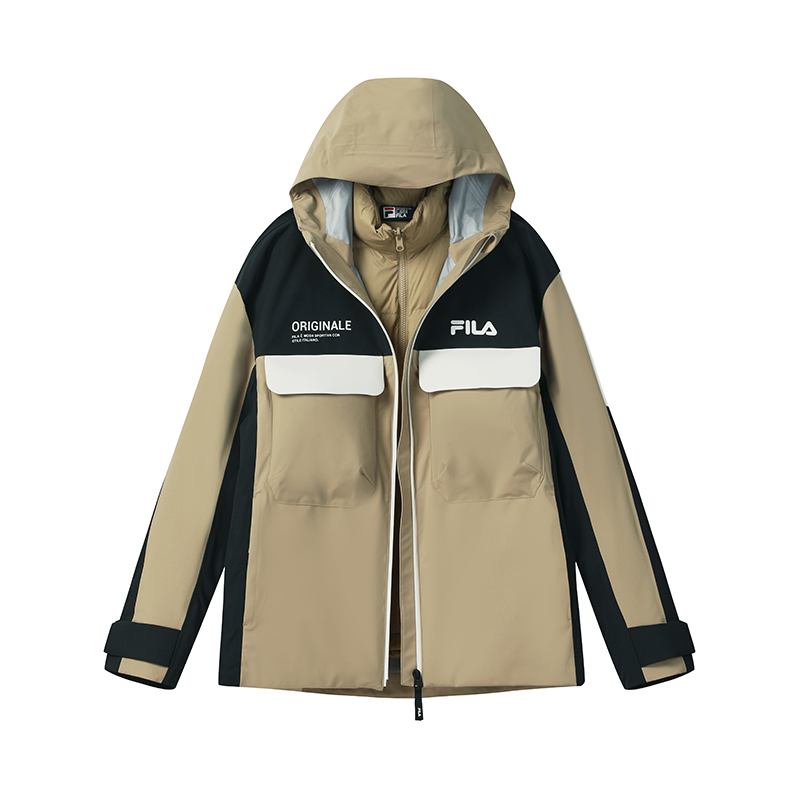 Мужская куртка Fila ORIGINALE (коричневая)