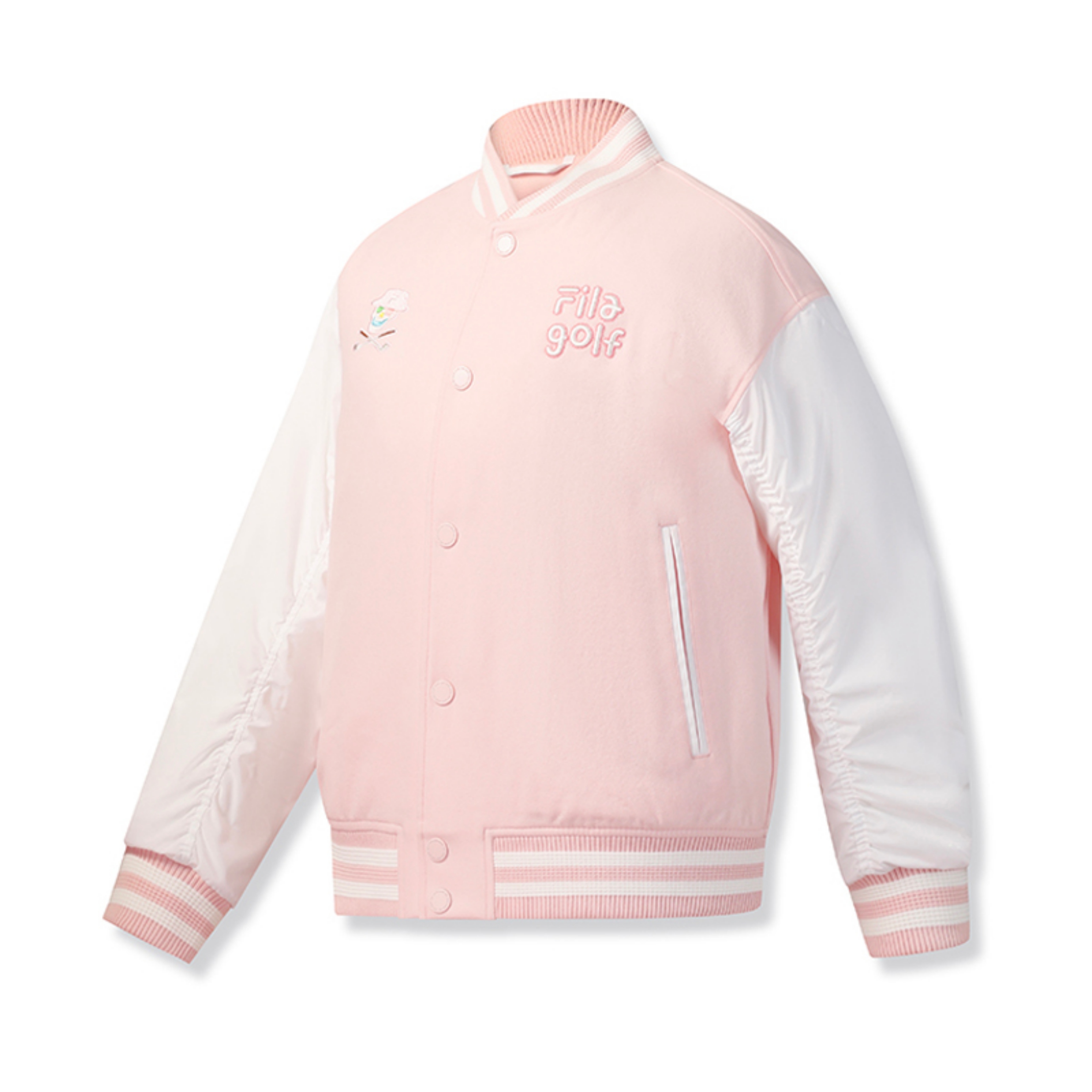 Женская куртка Fila x Shelby and Sandy Golf (розовая)