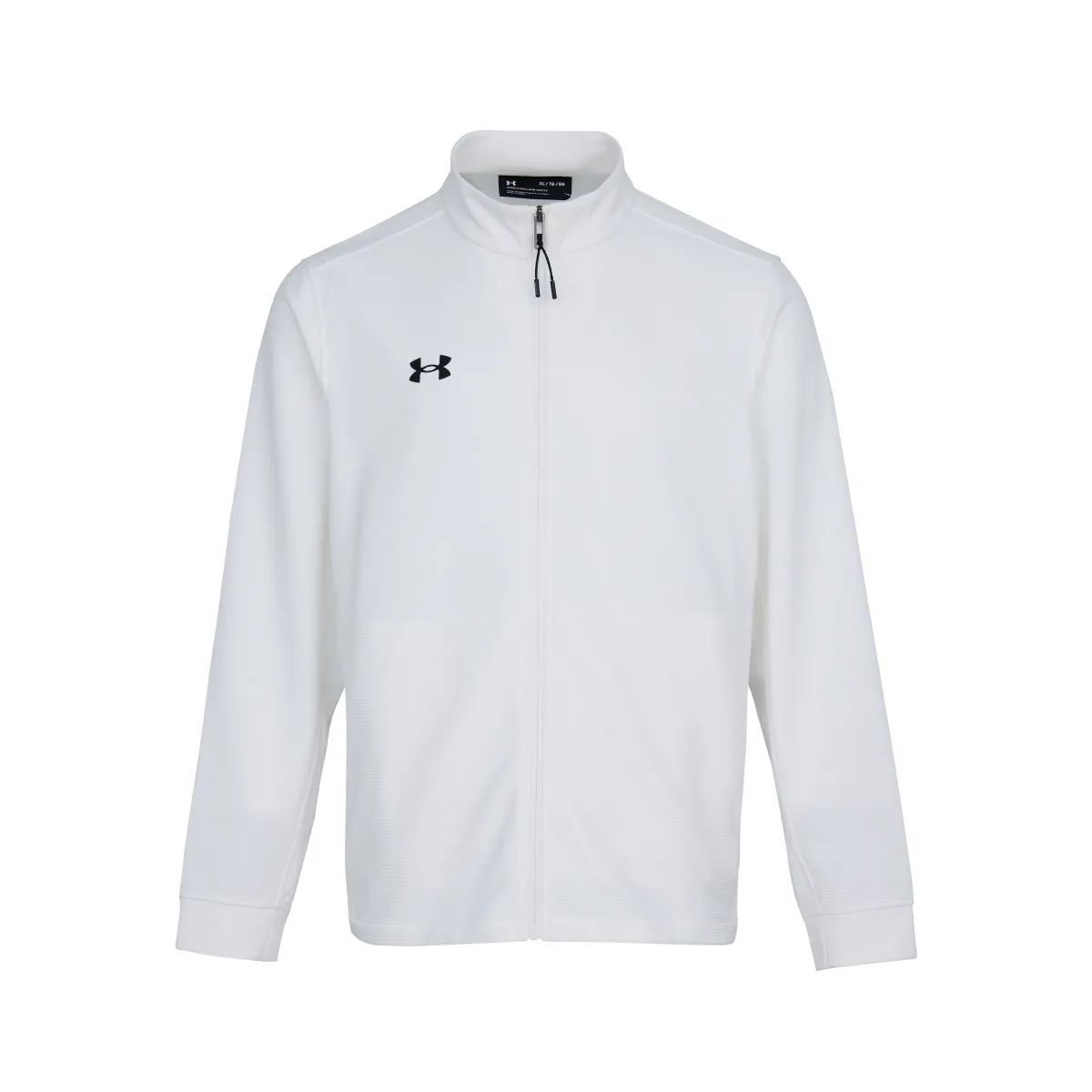 Under Armour Knitted Fabric Stand Collar Jacket Unisex White