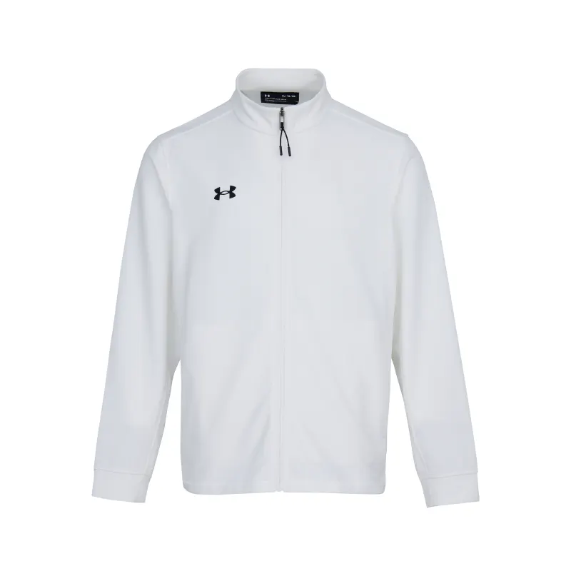 Under Armour Knitted Fabric Stand Collar Jacket Unisex White