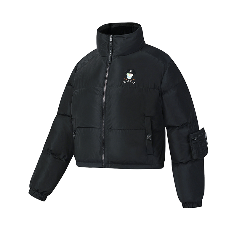 Женская куртка Fila x Shelby and Sandy (черная)