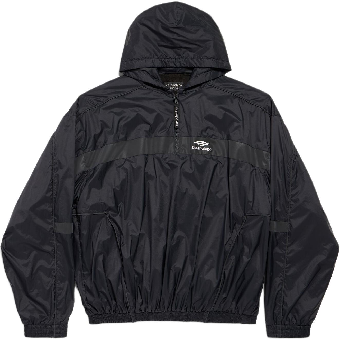 Мужское худи Balenciaga FW25 SKIWEAR (черное)