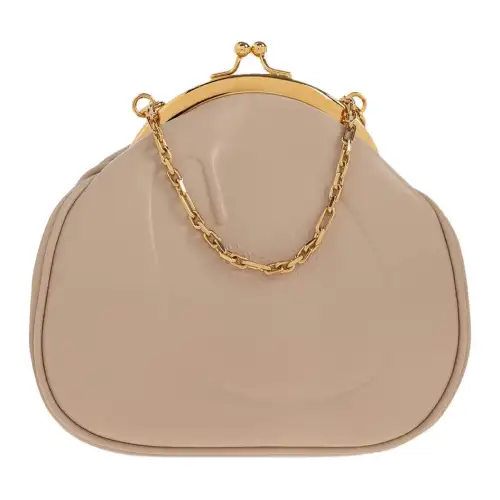 Maison Margiela Tabi Calfskin Shoulder Bag Women's Light Umber