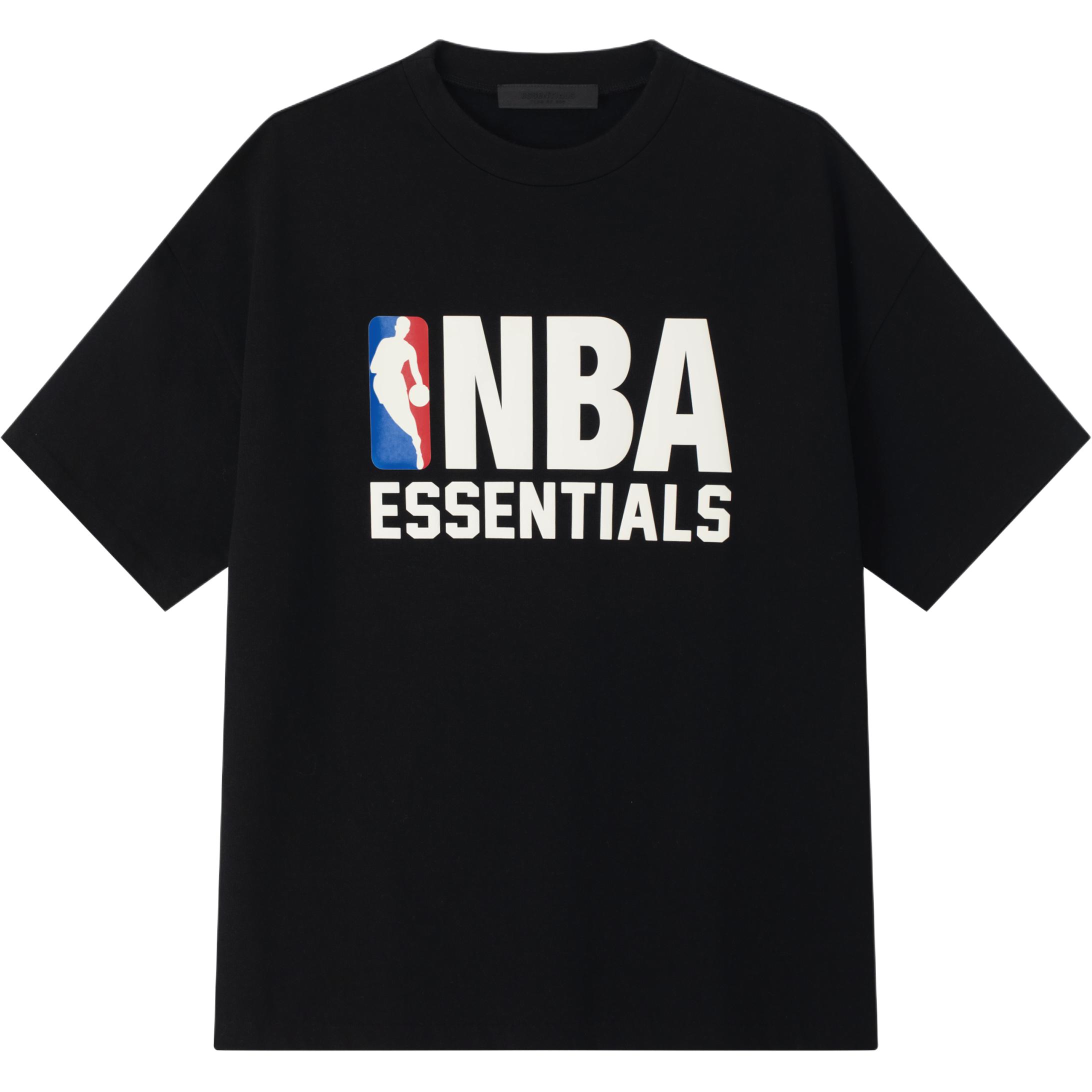 Мужская футболка Fear of God Essentials NBA (бежевая)