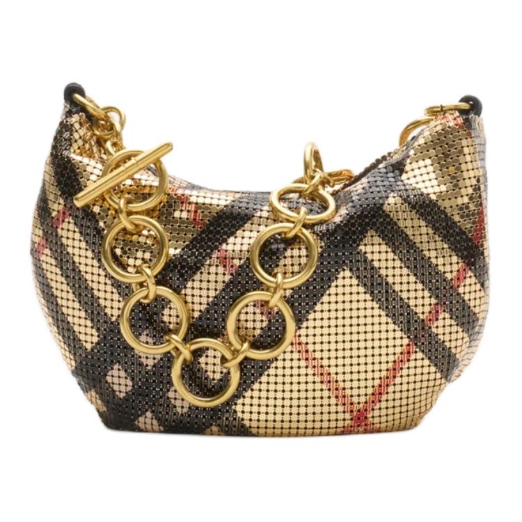 Женская сумка Burberry Chainmail (песочная)