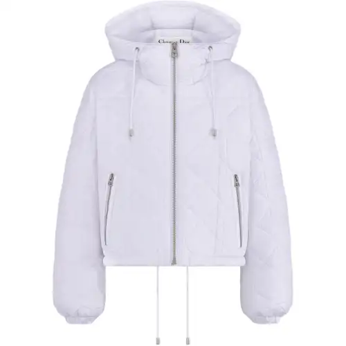 DIOR FW24 Puffer Jacket Women's White