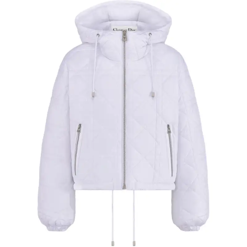 DIOR FW24 Puffer Jacket Women's White