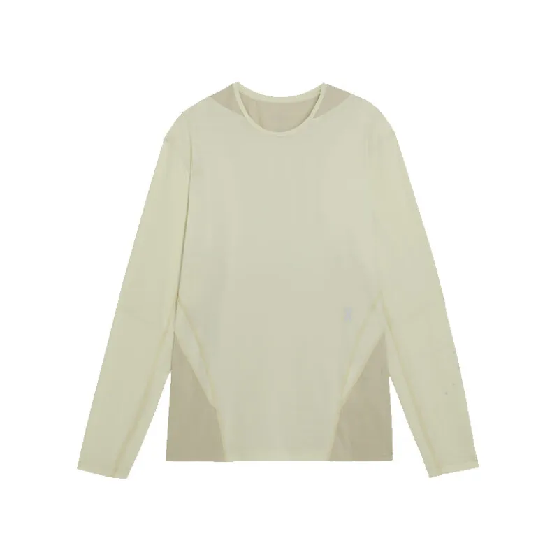 On T-Shirts Men's Beige Crew Neck