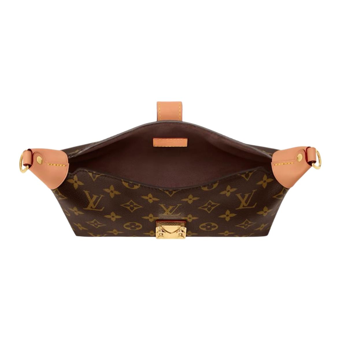 Женская сумка Louis Vuitton POCHETTE MIA (коричневая) — фото 4