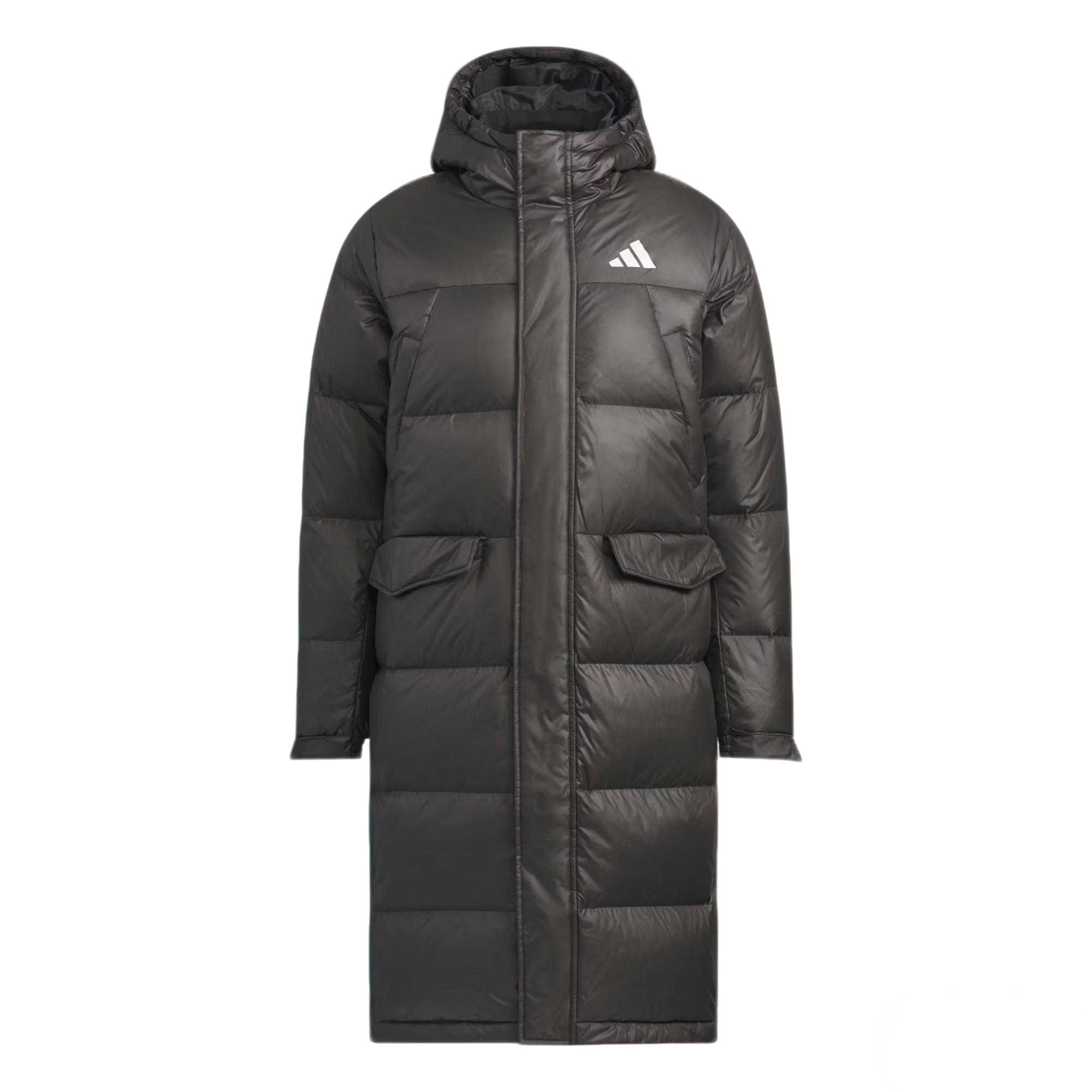 Пуховик adidas Long Down (черный)