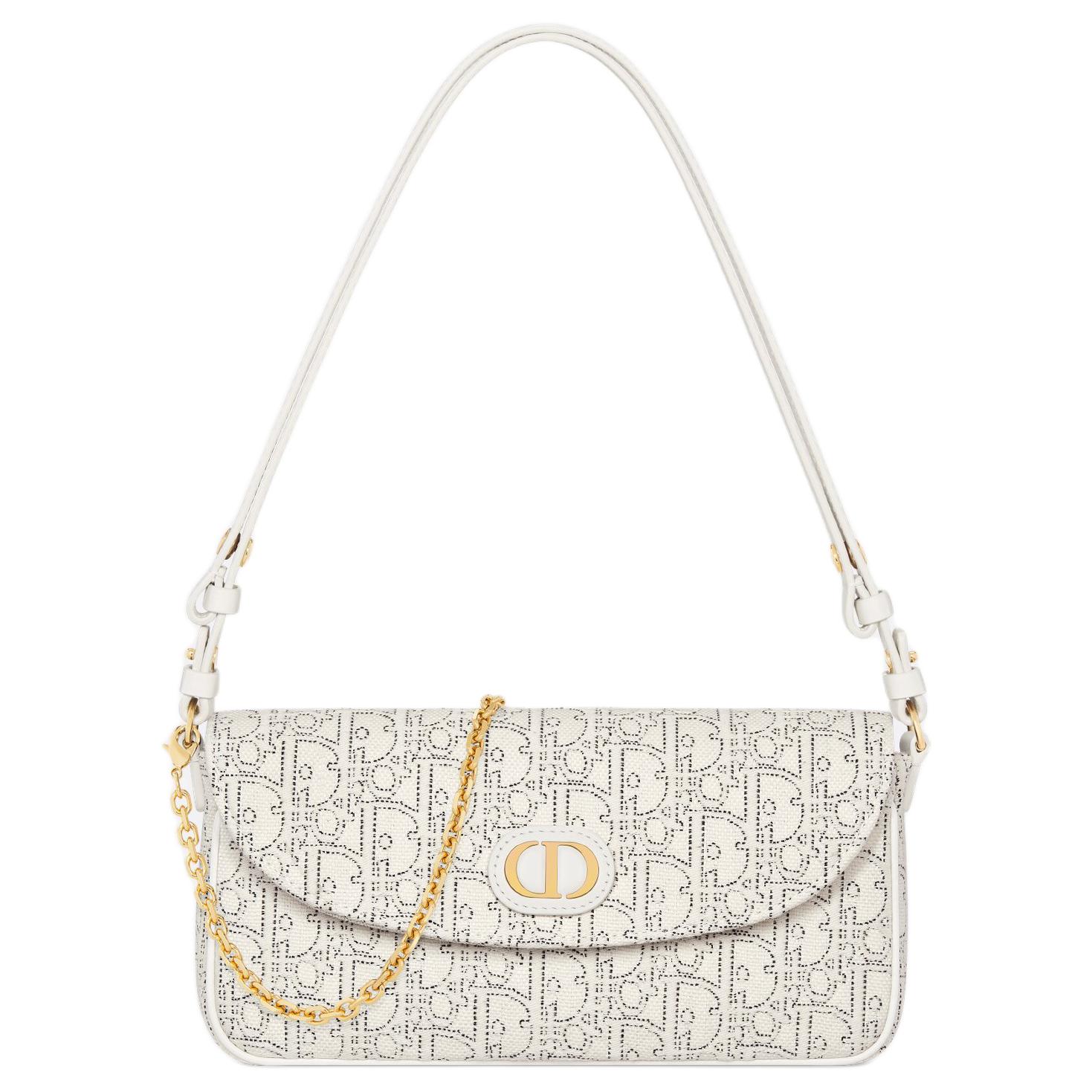 Женская сумка Dior OBLIQUE (белая)