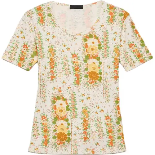 Prada Graphic Printed Crewneck T-Shirt