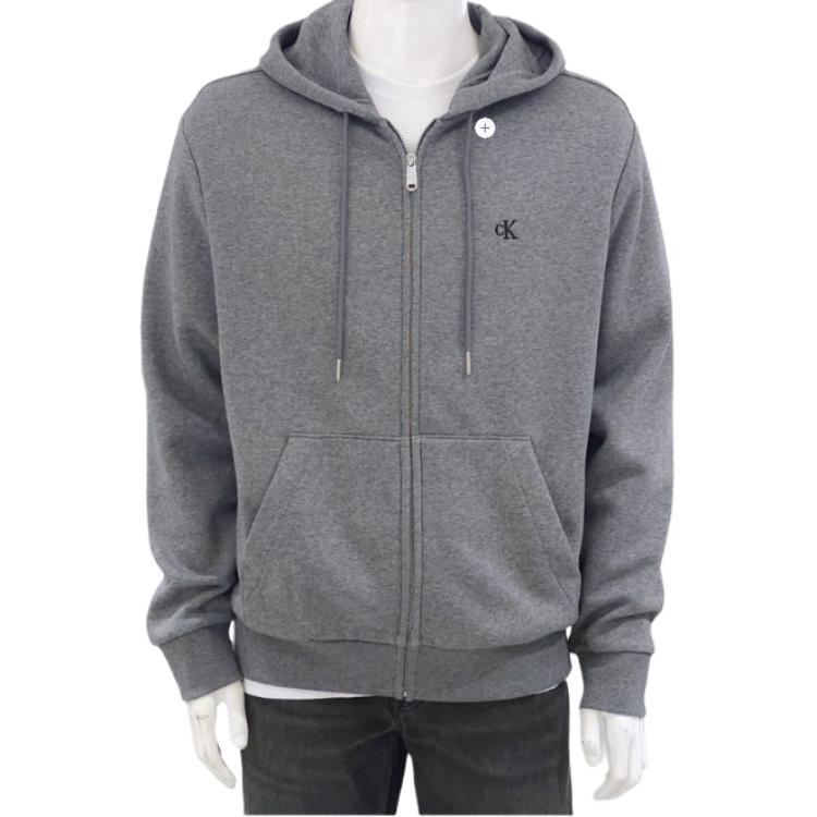Мужское худи CALVIN KLEIN Zip Hoodie (черное)