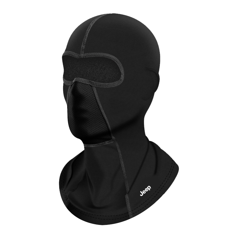 Мужская балаклава Jeep Fleece (черная)