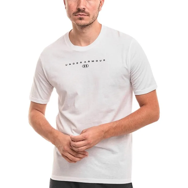 Under Armour Stacked T Shirt Men's White