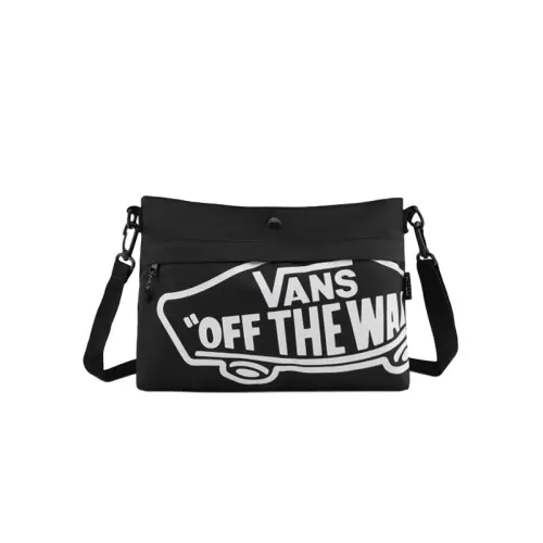 Vans Canvas Shoulder Bag, Crossbody Bag Regular Unisex Black