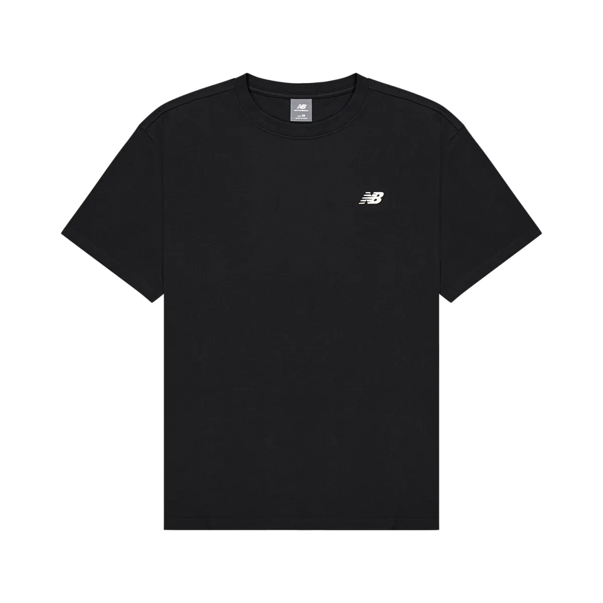 New Balance T-Shirts Men's Black Crew Neck Moderate