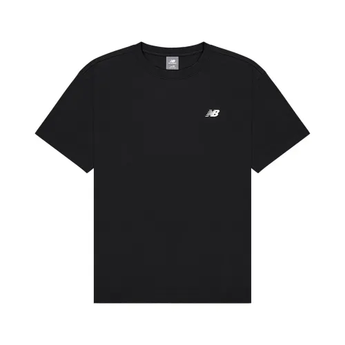 New Balance T Shirts Men's Black Crew Neck Moderate