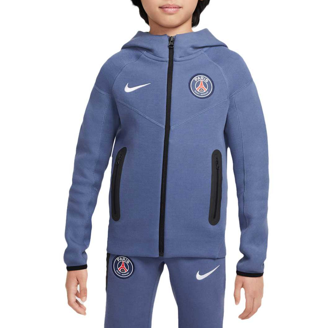 Детская толстовка Nike Paris Saint-Germain Tech (синяя)