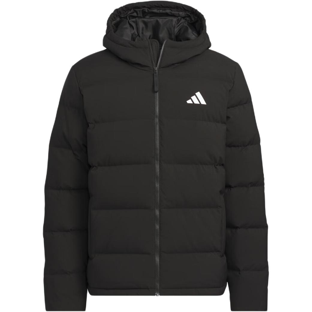 Мужская куртка adidas Helionic HOODED DOWN JACKET (черная)