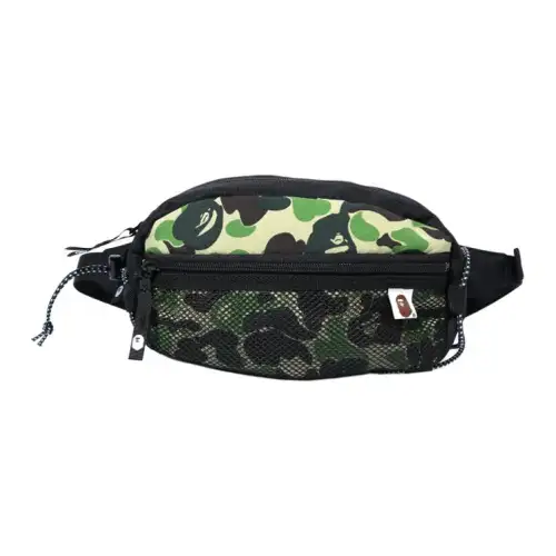 A BATHING APE Bape Fashion Fanny Pack Unisex Green
