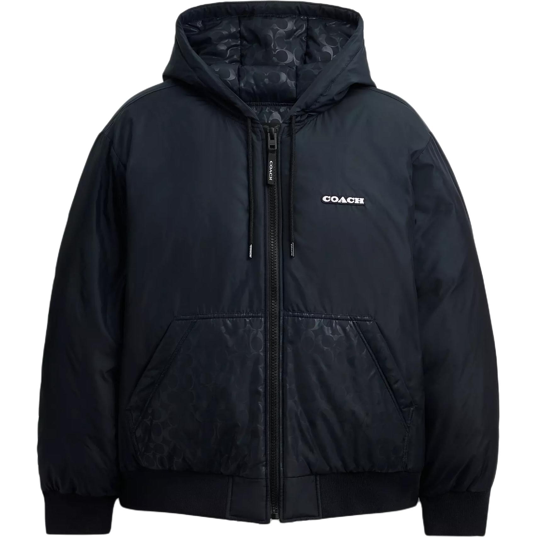 Мужской пуховик COACH FW25 Down Jacket (черный)