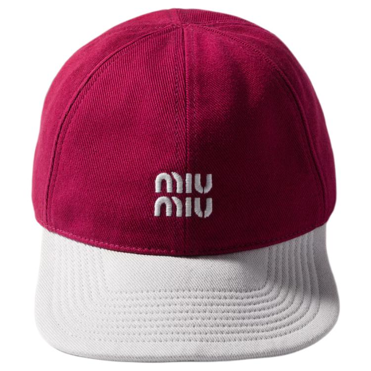 Кепка MIU MIU 26 (красно-белая)