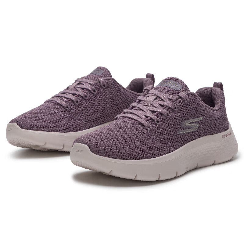 Skechers Go Walk Fle Cushioning Abrasion Resistant Breathable Low top Running Shoes Women’s Purple