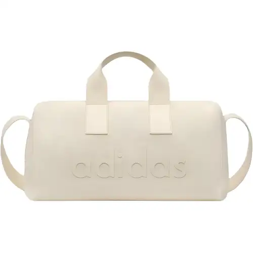 Adidas Calf Suede Handbag, Shoulder Bag, Crossbody Bag, Luggage Bag, Travel Bag Unisex Ecru