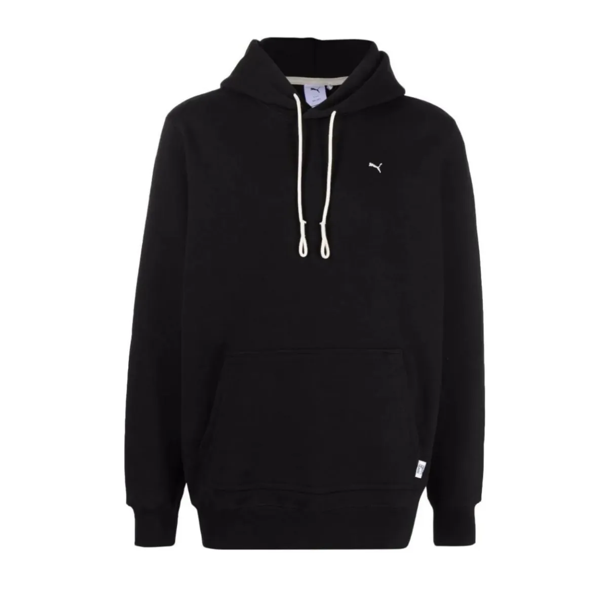 PUMA Sweatshirts Men's Black Hooded Moderate Regular