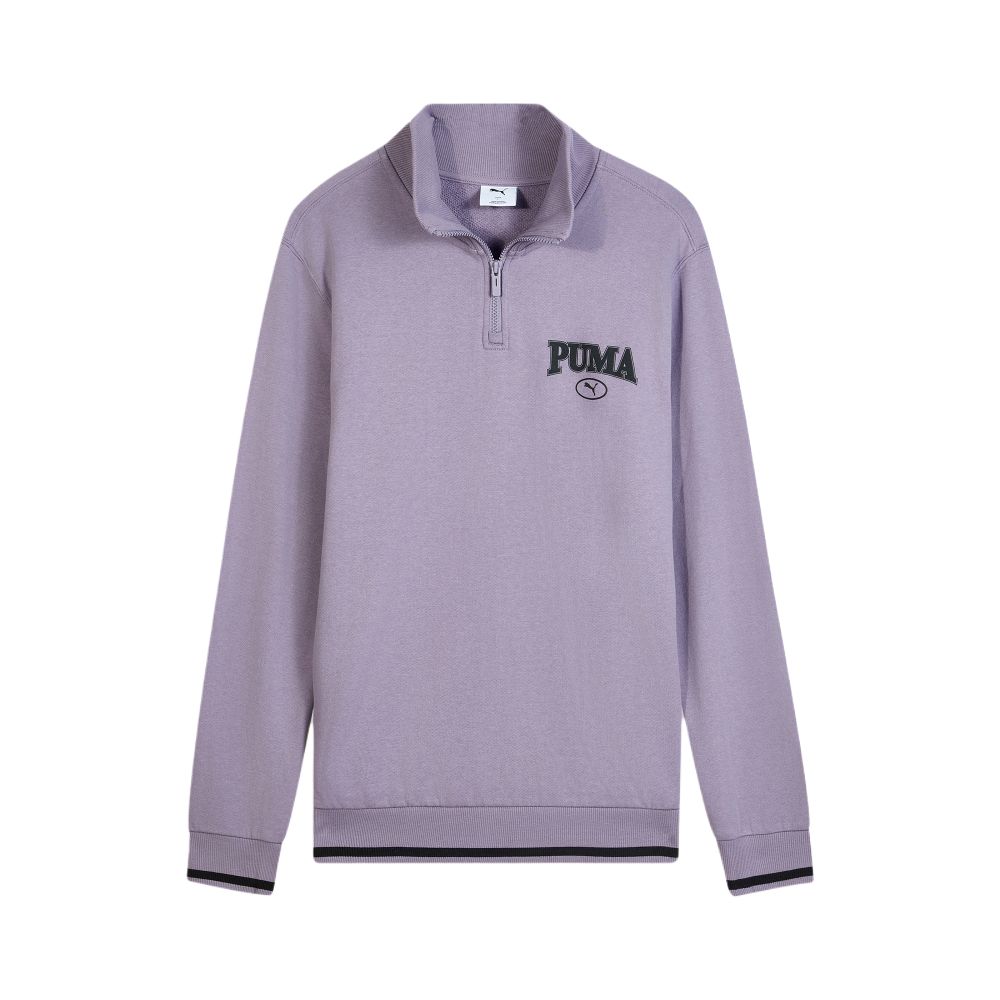 Мужское худи PUMA Squad Mock Neck (серое)