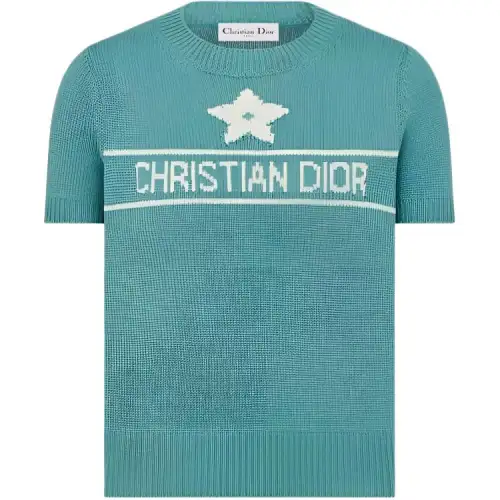 DIOR Dioriviera Cashmere Sweater Women's Lily Of The Valley Green