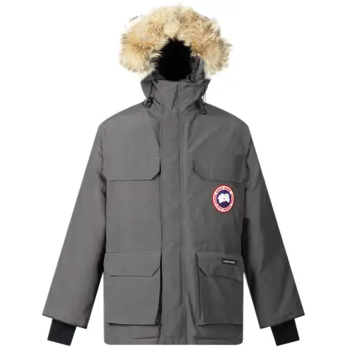 Canada Goose Expedition Collection Down Jacket Parka Coat, Asia Version, Winter Unisex Graphite
