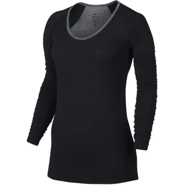 Nike Knitwear Women's Black Crew Neck Moderate Other