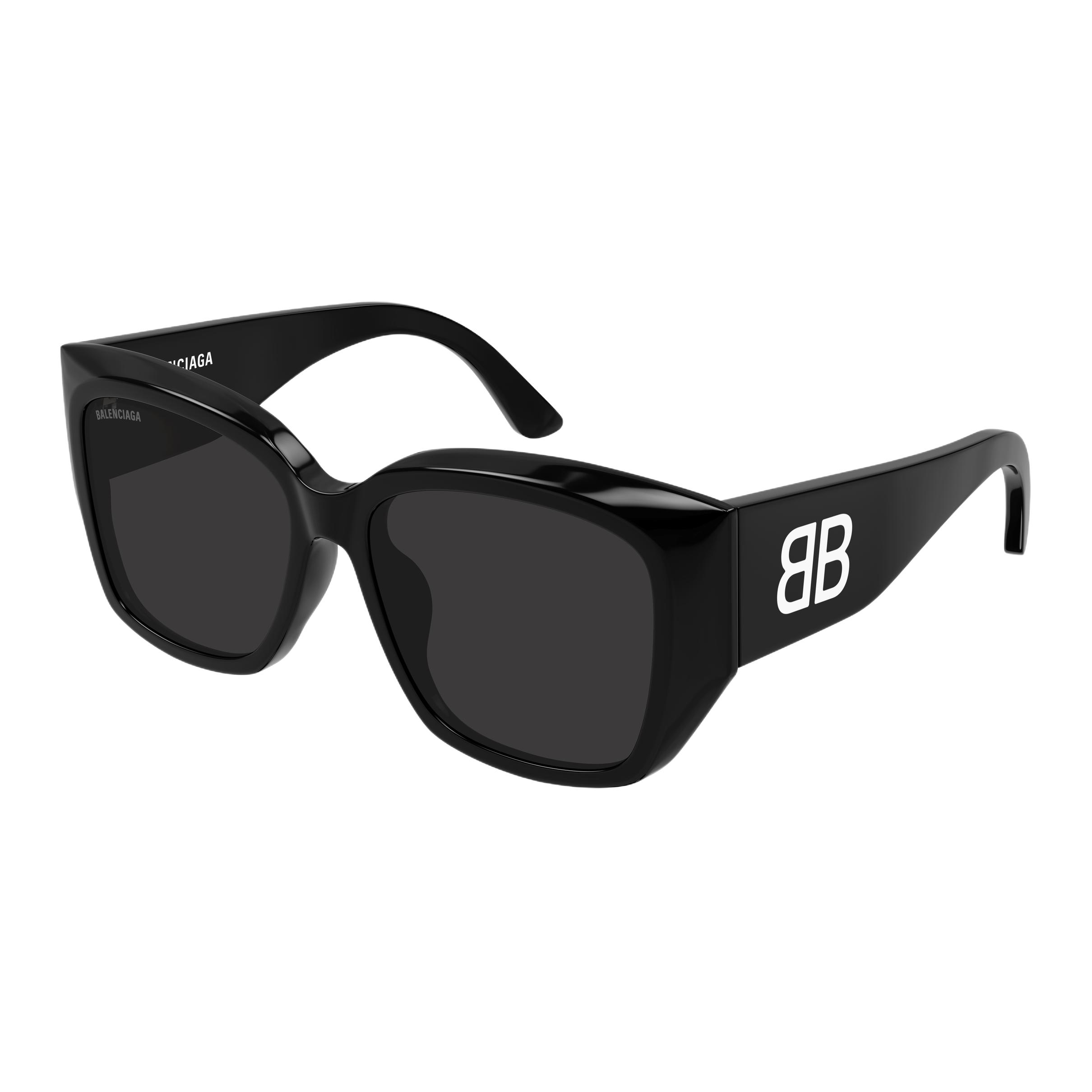 Женские солнцезащитные очки Balenciaga BB (черные)