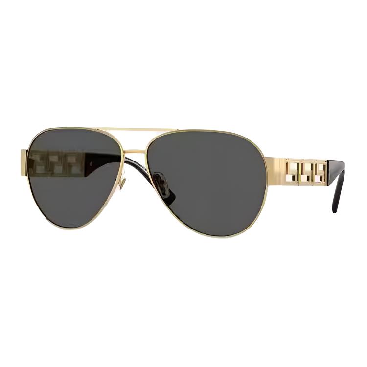 Солнцезащитные очки Versace VERSACE Greca ONUL-+ (черно-золотые)