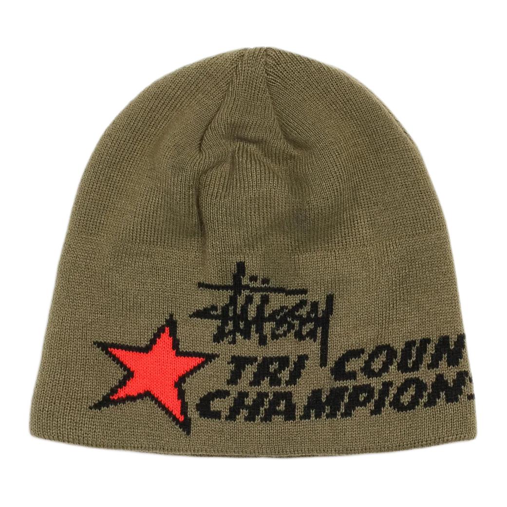 Шапка Stussy (черно-серо-бело-зеленая) — фото 7