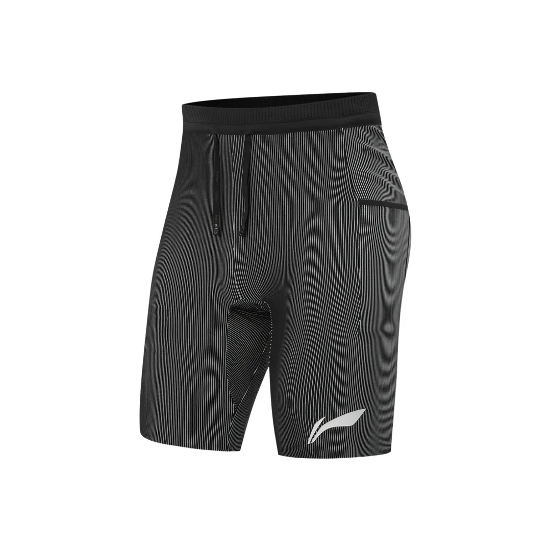 Li Ning Dragon Sparrow Sports Shorts Men's Black White