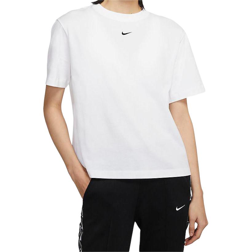 Женские футболка Nike Sportswear Essentials (белые) — фото 3