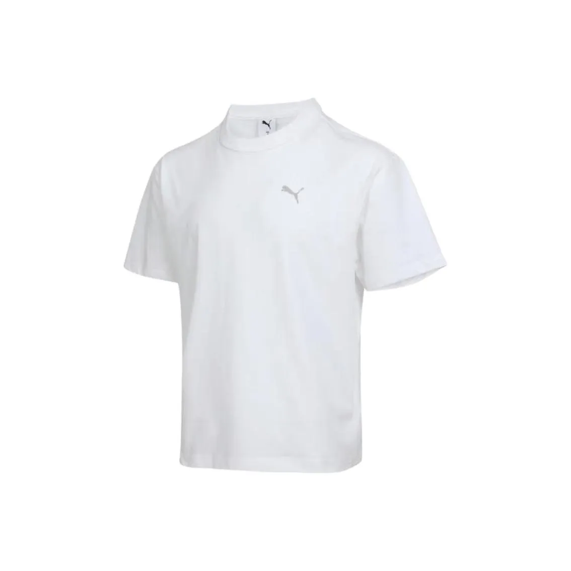 PUMA T-Shirts Men's White Crew Neck Moderate