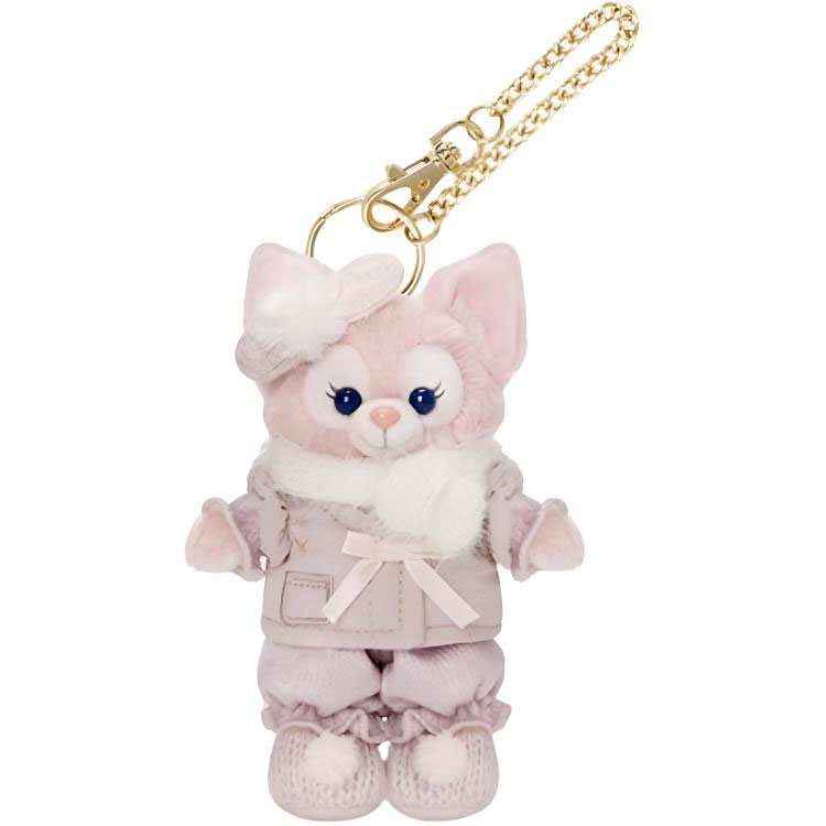 Disney Disney × DISNEYLAND 2025 Duffy Little Friends Series Lina Belle Lazy 2.0 Keychain Plush Pendant Shanghai Disney 13cm high