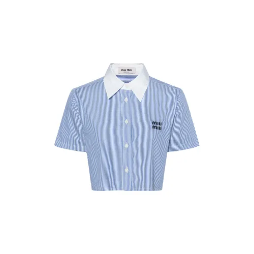 MIU MIU SS24 Shirt Women's Blue