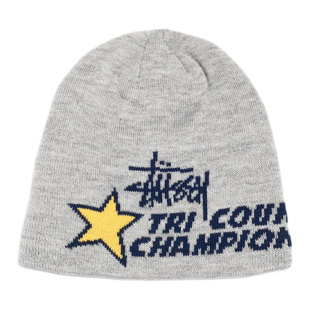 Шапка Stussy (черно-серо-бело-зеленая) — фото 3
