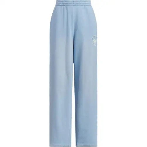 Adidas Originals Jeans Women's Light Denim Blue Moderate Straight Fit Pants
