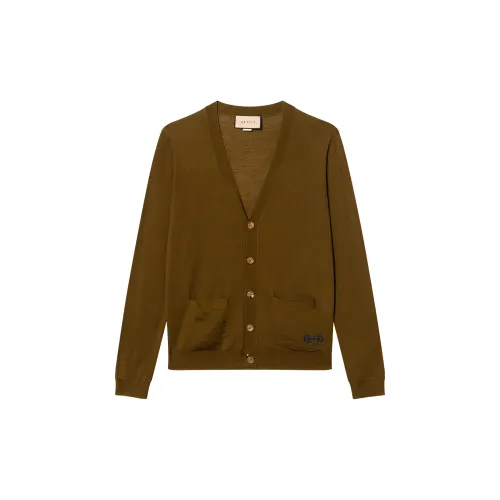intarsia-knit wool cardigan