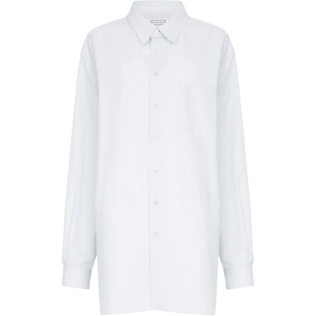 Женская рубашка Maison Margiela (голубая)